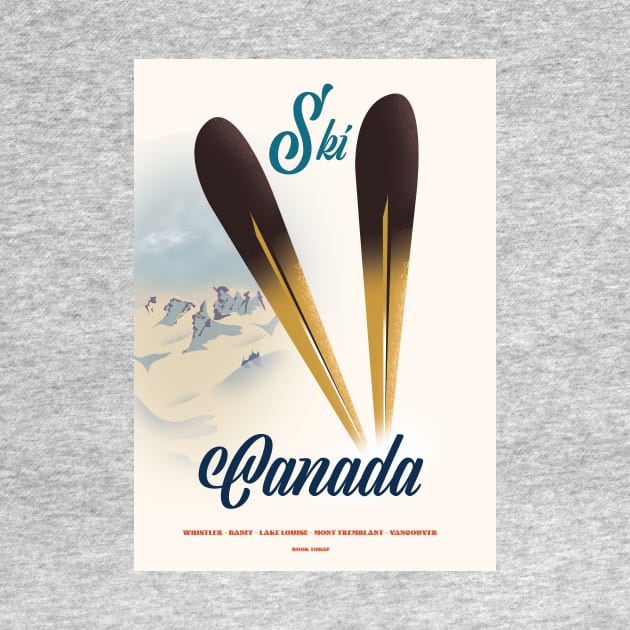 Vintage Canada ski poster by nickemporium1